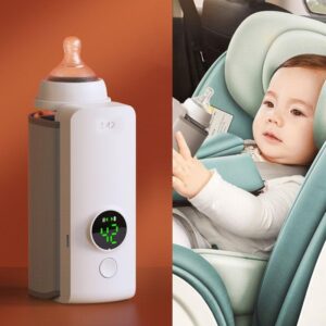 Rechargeable Wireless Baby Bottle Warmer, no charge for travel